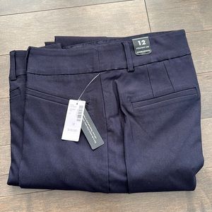 REITMANS Women’s Navy Blue Straight Leg Pull On Pants Iconic Fit Stretch Comfort